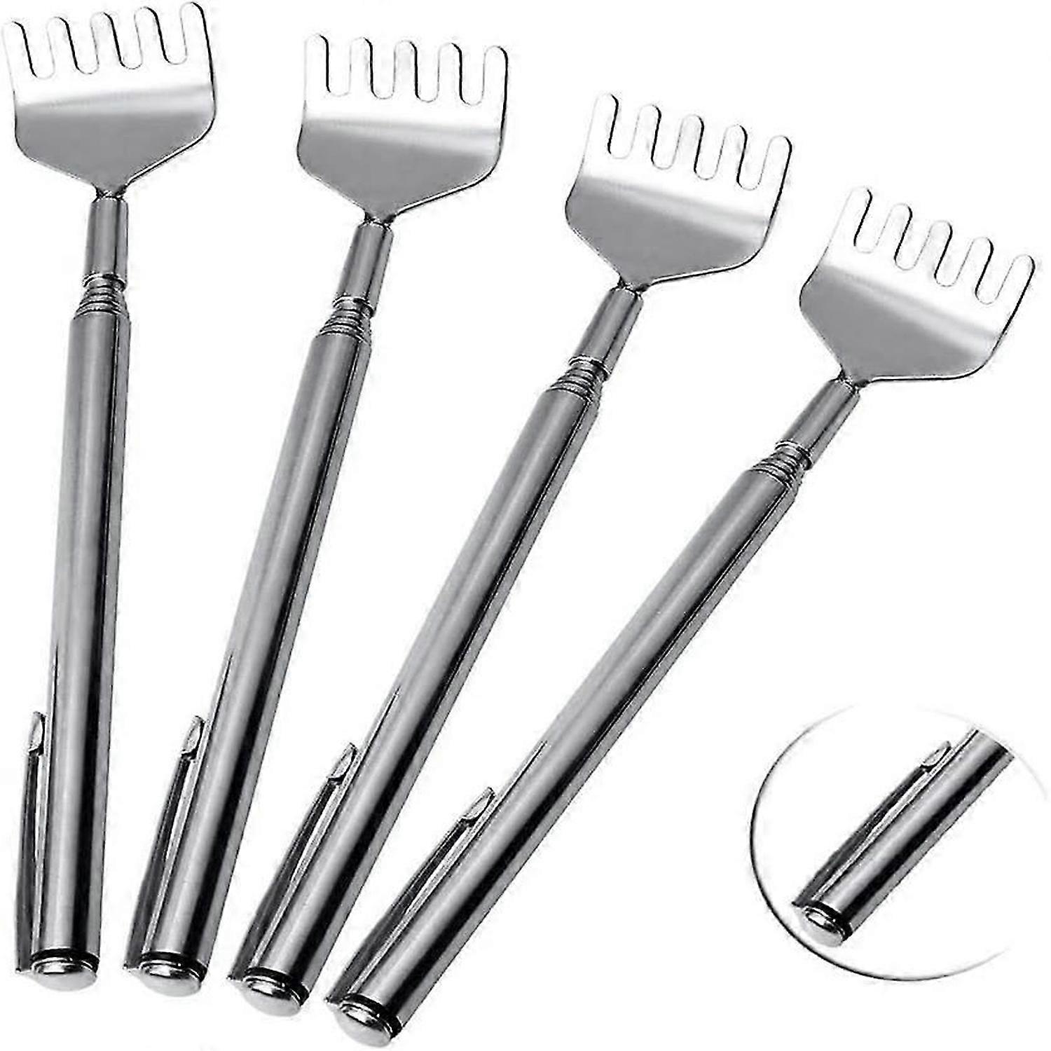 4 Pieces Retractable Back Plate Grabber Portable Extendable Massager Tool