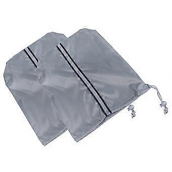 1 Pair 33x27cm Auto Side Mirror Covers Car Rear View Back Mirror Protector Mirror Sleeve for Ordinary Vehicle Type (Grey)
