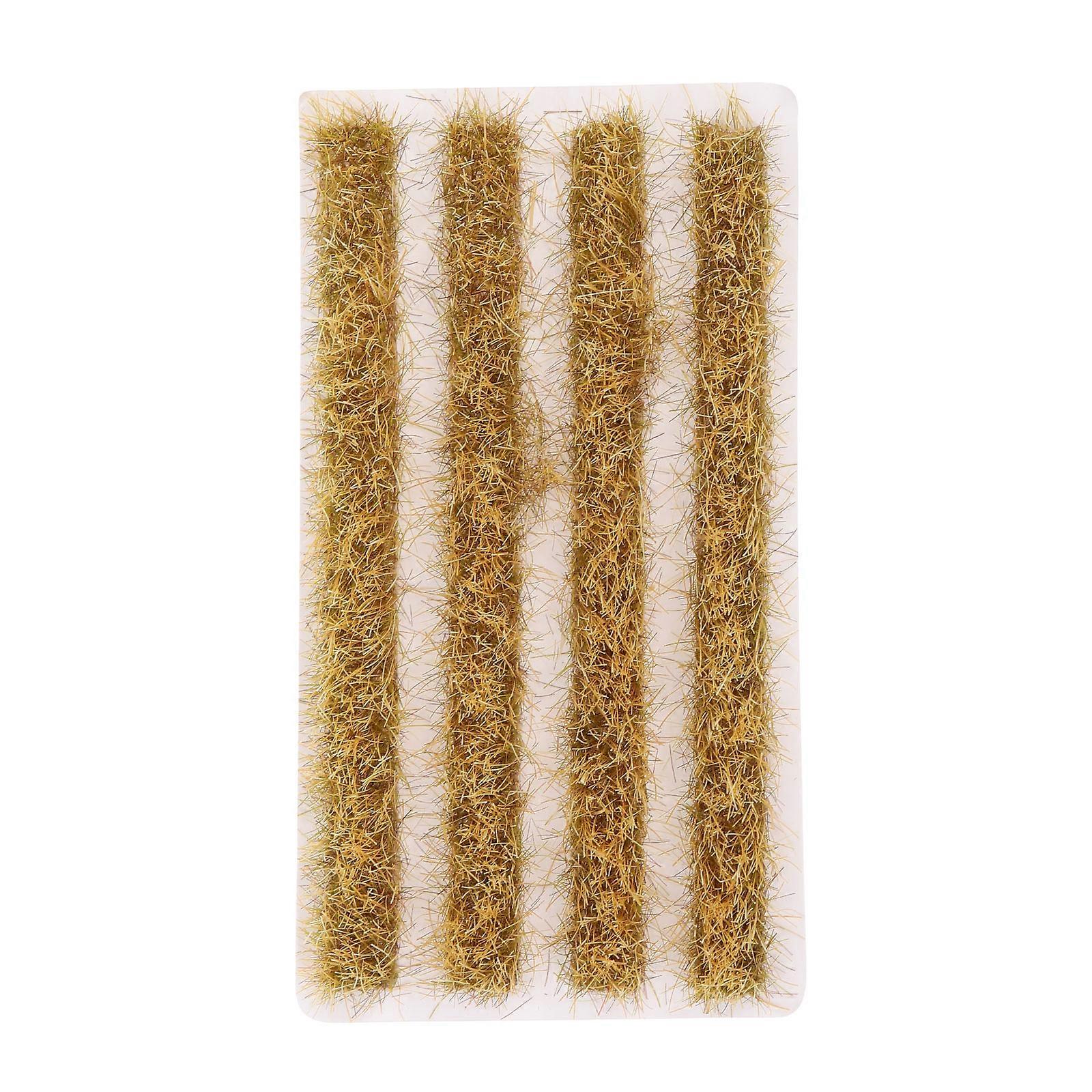 Simulation Rice Field Grass Strip for Decor 1Set Plastic Static Grass Model