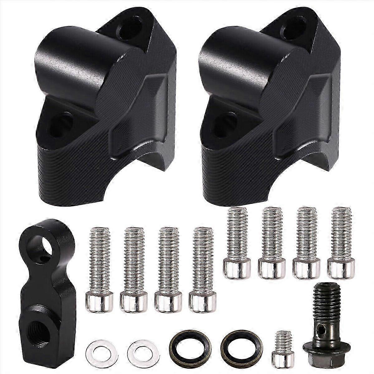 Motorcycle Accessories Handlebar Riser compatible with Black