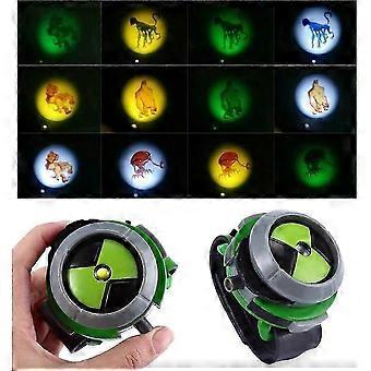 Kinder Projektor Uhr Spielzeug Für Ben 10 Alien Force Und Mysteriöse Projektion Actionfiguren Modell Spielzeug Für Kinder Halloween
