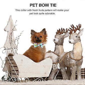 Pet Bow Tie Collar Puppy Bow Tie Adjustable with 8Pcs for Pet Costume