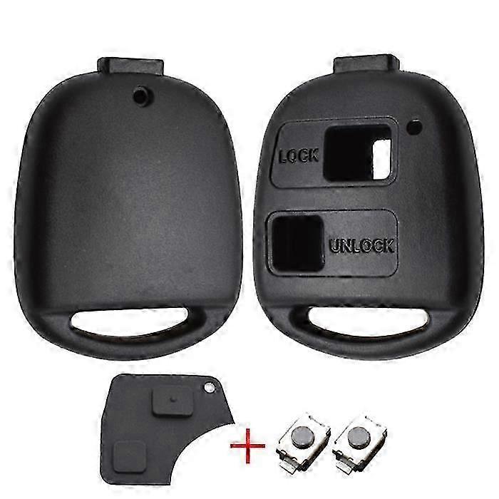 Compatible with Toyota Corolla Prado Echo Celica 2 Button Remote Key Shell Case