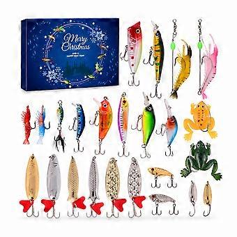 Fishing Lures 2025 Advent Calendar Christmas Gift for Men, Husband, Friend