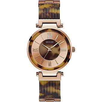 Guess Ladies Soho Watch for Women Analog Quartz with Plastic Bracelet W0638L8