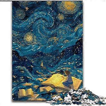 Jigsaw Puzzles for Adults Teens Night Sky Puzzles,Stress Reliever Difficult Challenge Secret Santa Gifts UE008