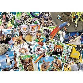 Traveler's Animal Journal Immersive Stress-Relieving Puzzle JI-1737