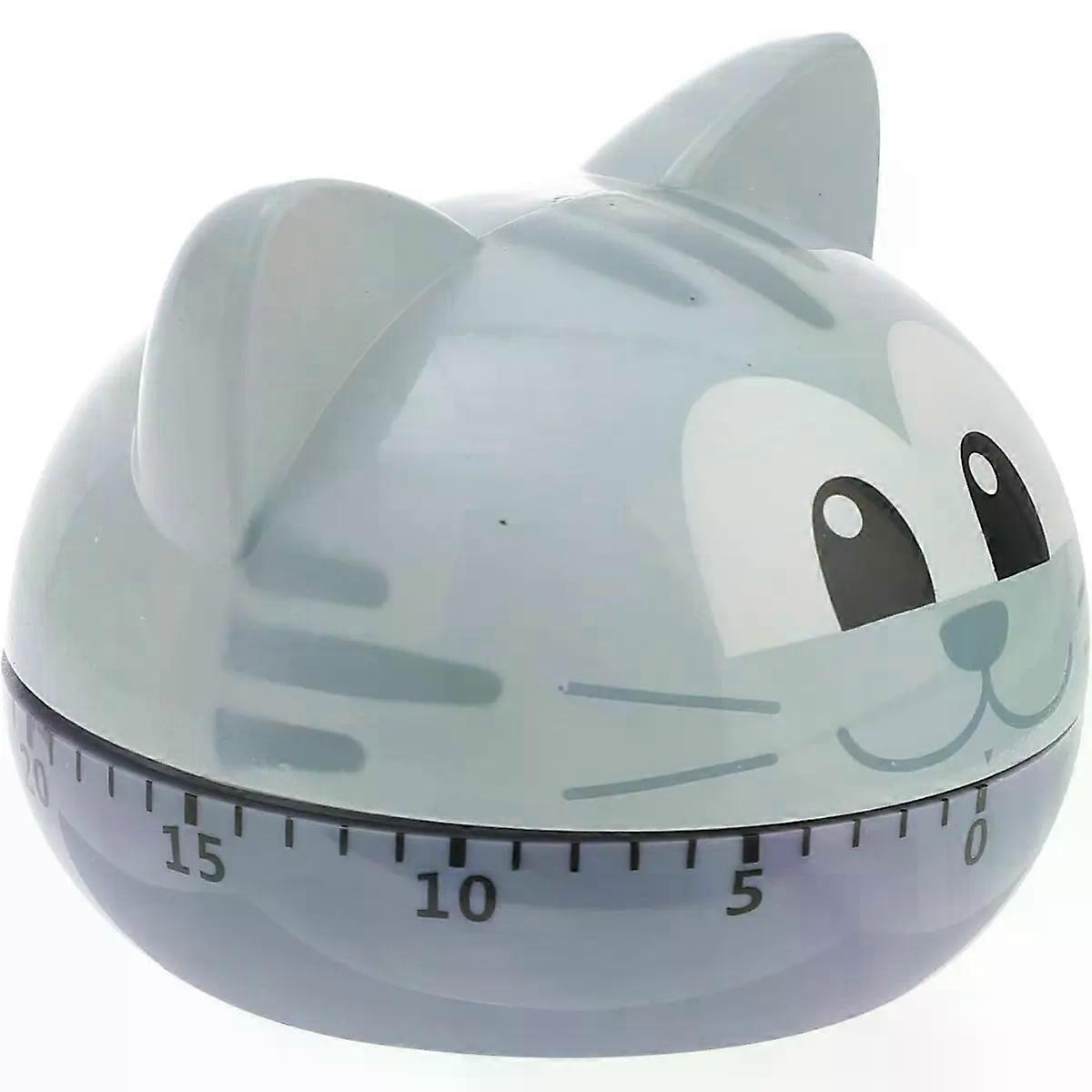Cat Mechanical Kitchen Baking Timer Time Reminder Blue