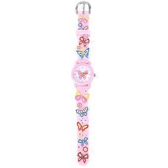 Toddler Watch Childrens Watches Cute Cartoon Wrist Watch For Kids Girls Daily Use Pink Silicone 1Pack