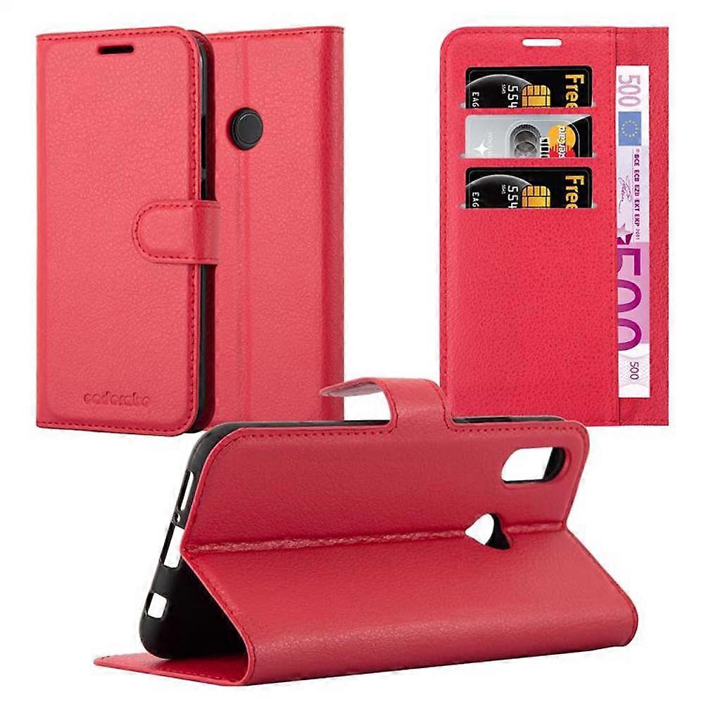Case compatible with Huawei P20 LITE 2018 / NOVA 3E - Protective case with card slots and stand function