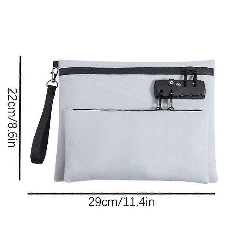 Water-Resistant Lockable Certificates Organiser