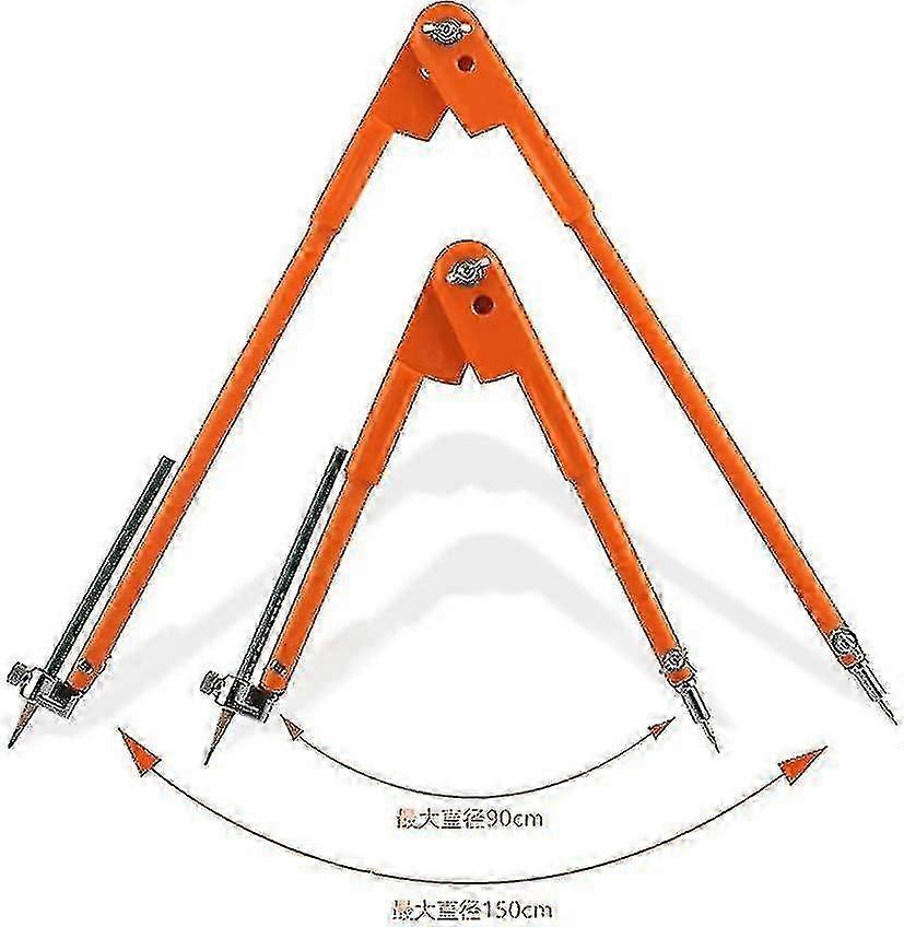 Precision Geometry Compass With Extension Beam