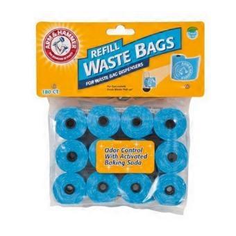 Arm & Hammer Arm and Hammer Dog Waste Refill Bags Fresh Scent Blue, 180 count