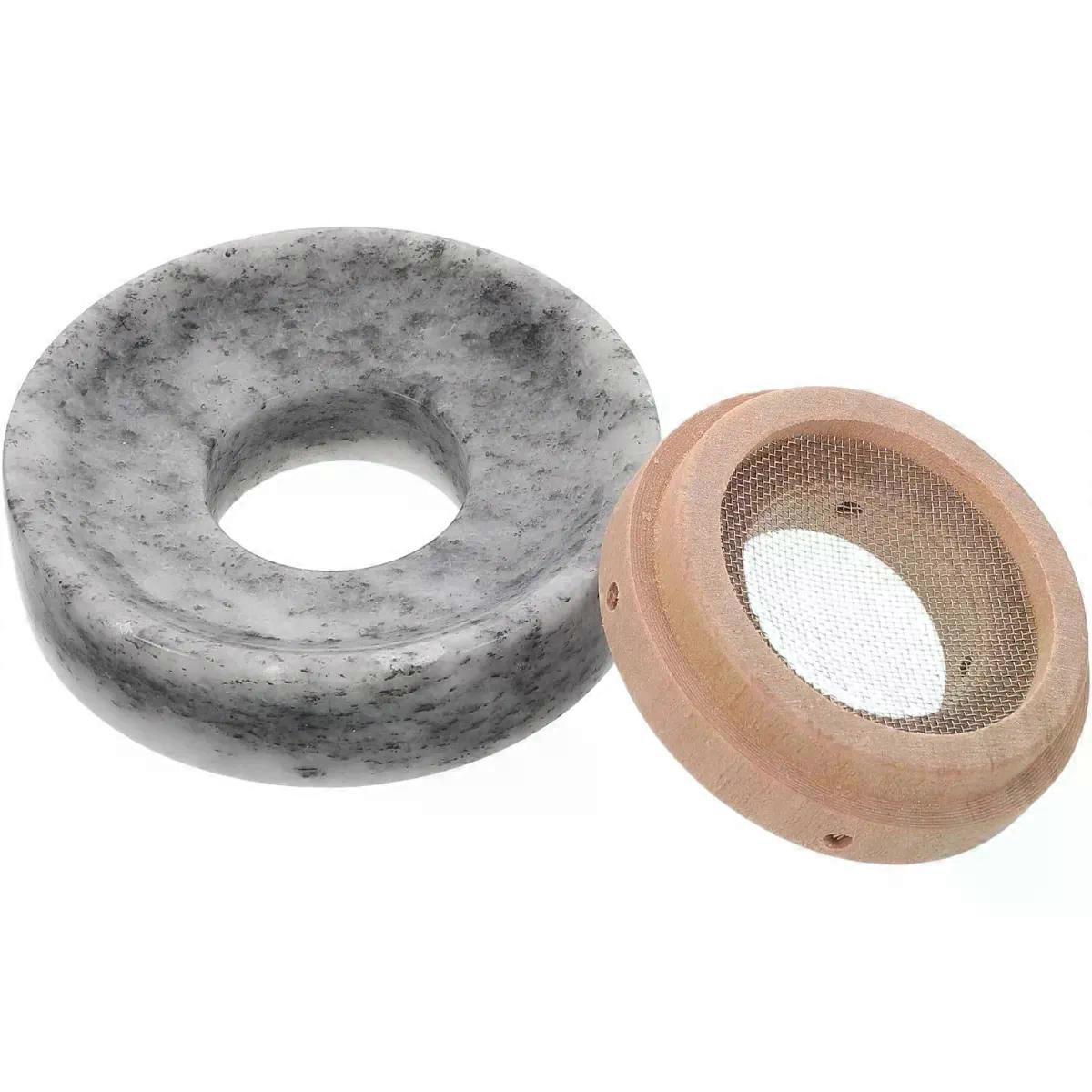 Heating Jade Ring with Heat Insulation Mat for Abdomen