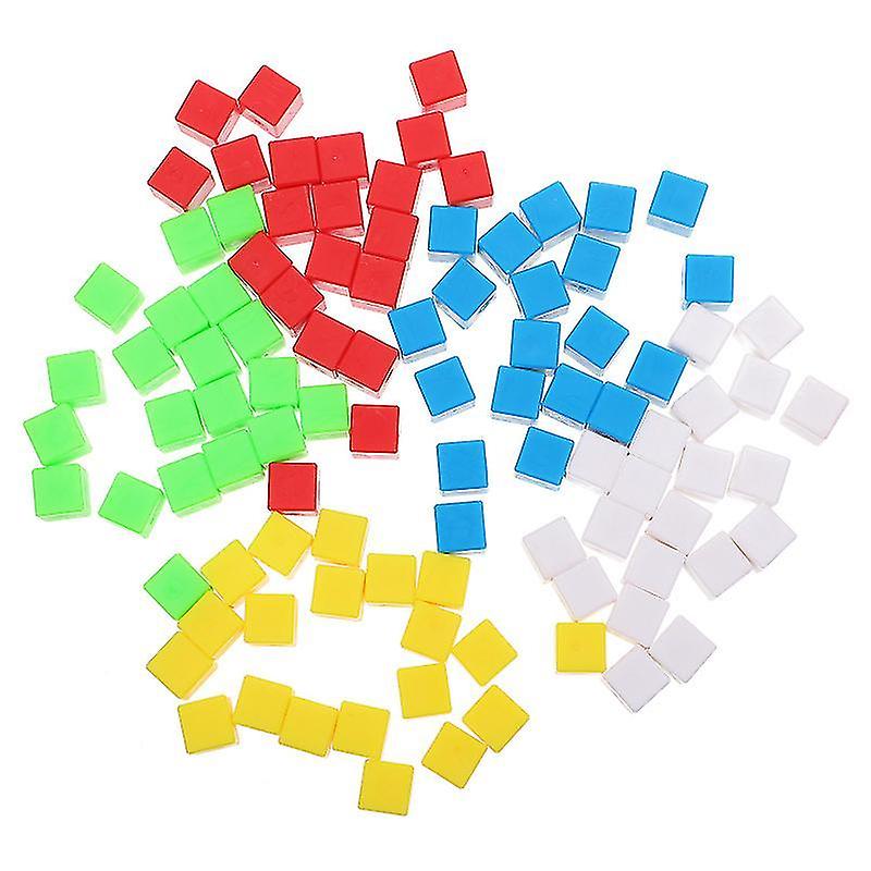 1Cm Colorful 100pcs Toy Craft Kits 200 Pcs Small Cubes Mathematical Geometry Elementary Mathematics