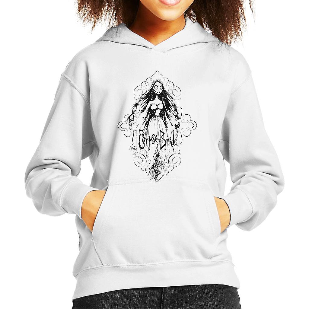Corpse Bride Emily Flying Kid's Hooded Sweatshirt
