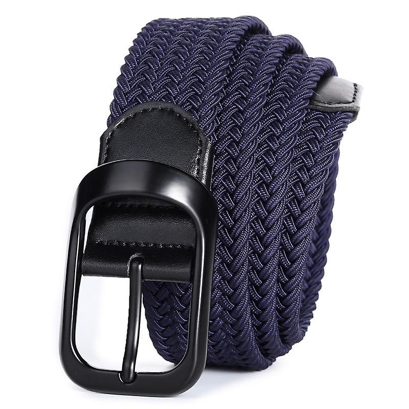 Ungdom elastisk elastisk linning for menn og kvinner lerretsbelte elastisk vevd forlenget jeansstropp uten hull
