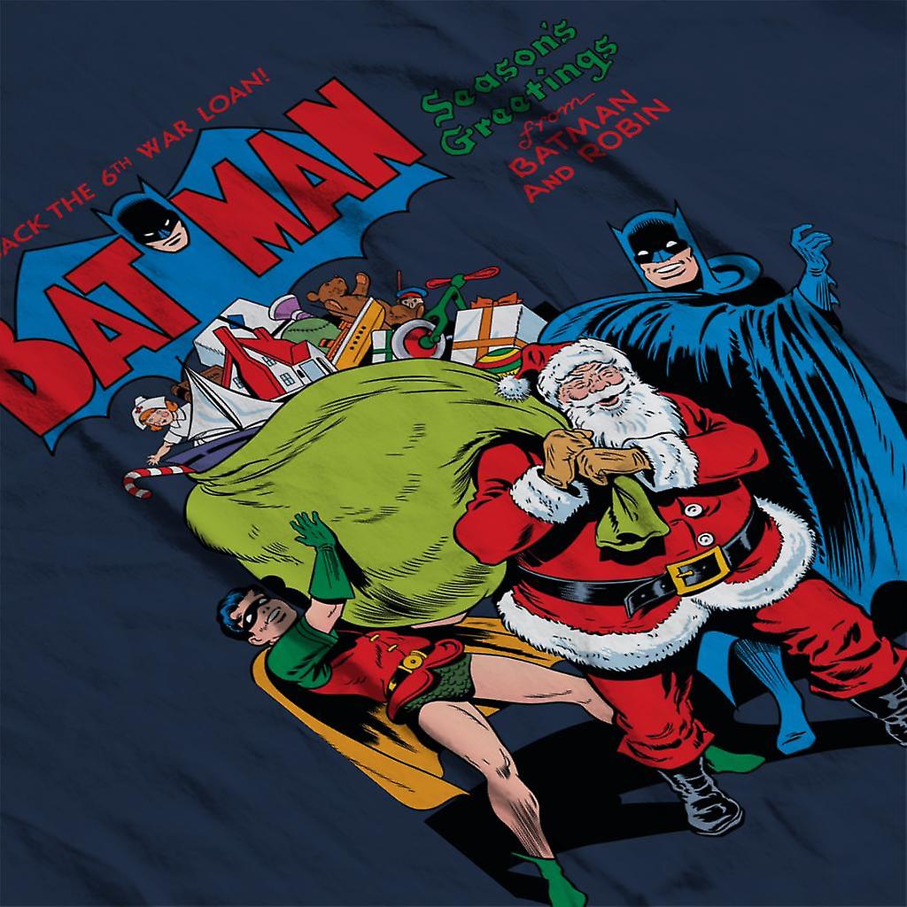 Batman Christmas Seasons Greetings Kid's Sweatshirt, image size:1024x1024