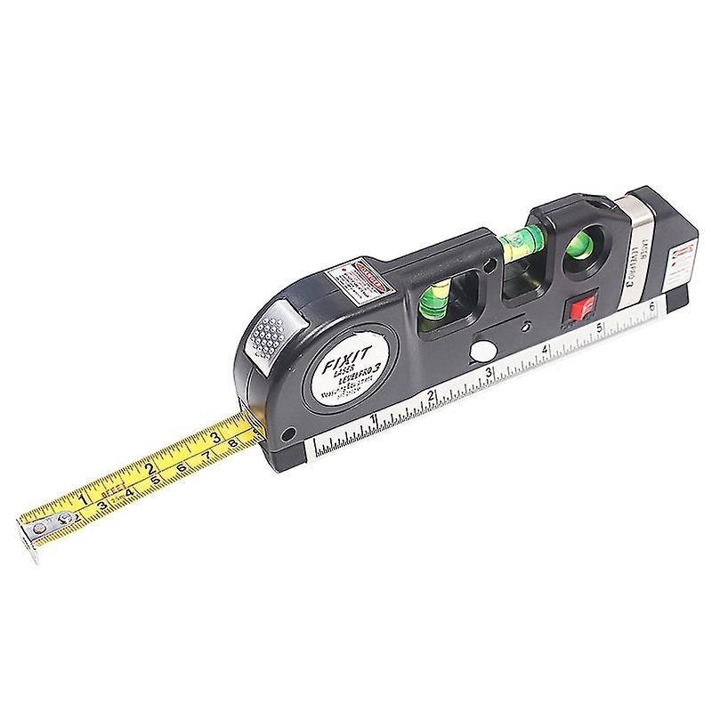 External Laser Level With 3 Horizontal Bubbles And 3 Infrared Line Modes