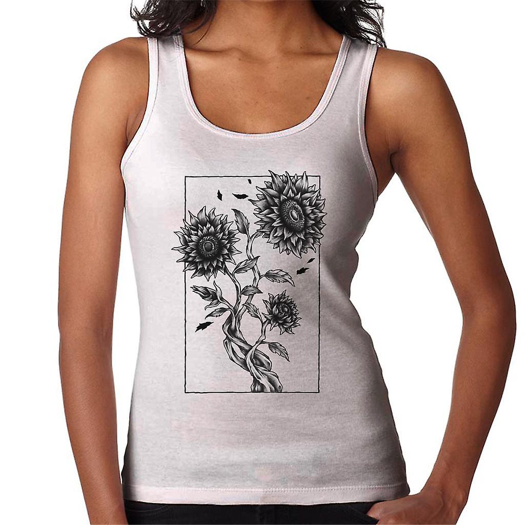 Voksende gotiske blomster Women's Vest