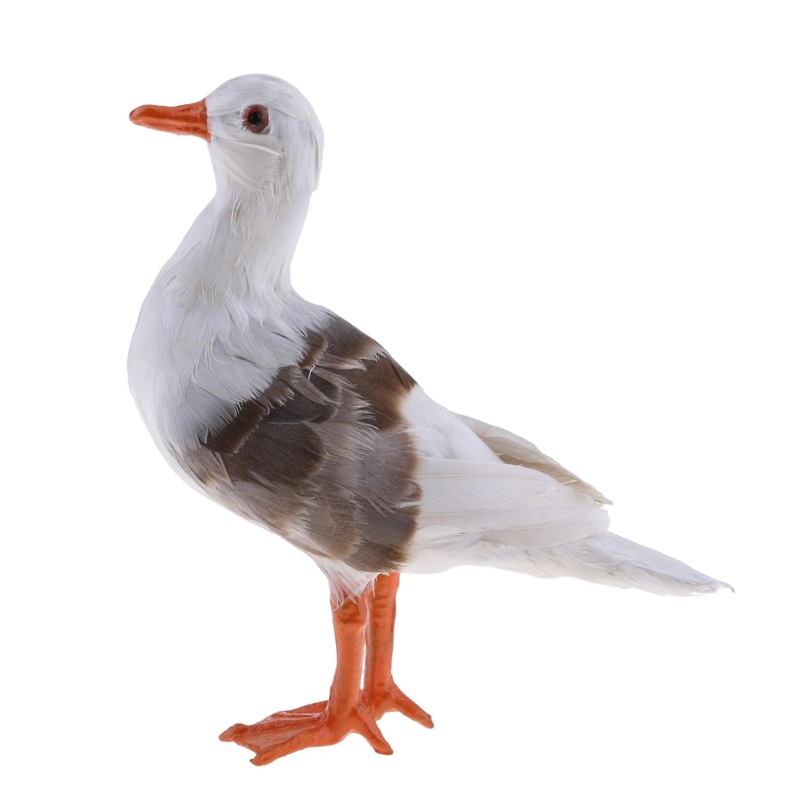 Simulated Seagull Artificial Bird Vivid Garden Home Decor Props Ornament