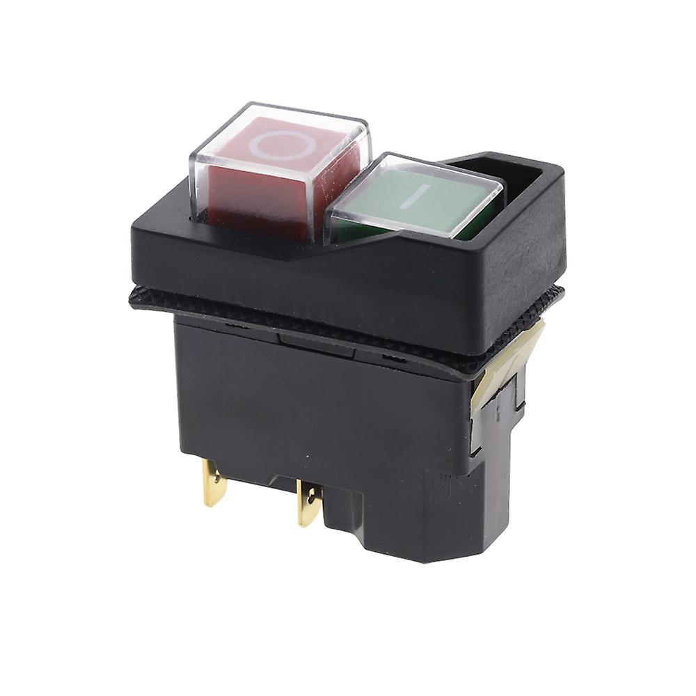 250v 16a Waterproof Magnetic On Off Switch Kld28 4 Pin Start Stop Magnetic On Off Switch For Workshop Machines 54*30*55mm