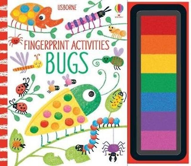 Fingerprint Activities Bugs by Fiona Watt Spiral bound Book