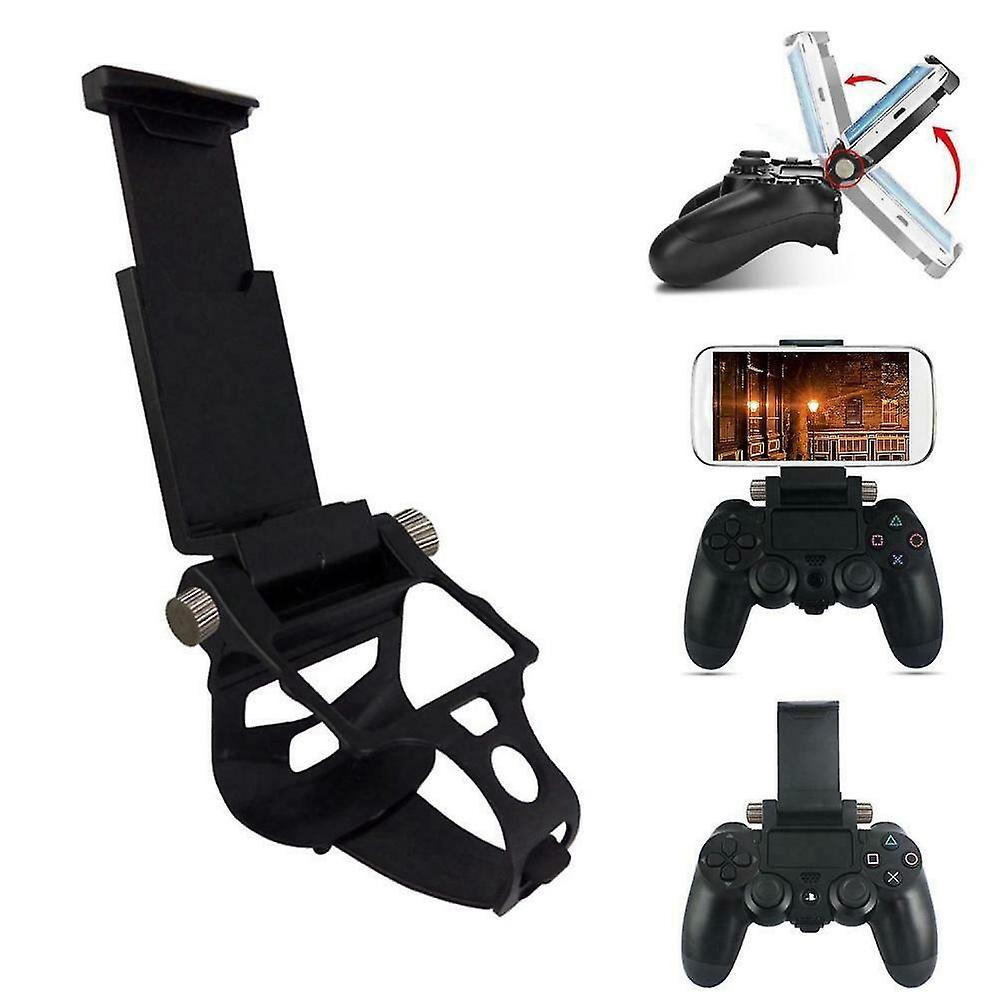 Mobile Phone Gaming Clip Holder Clamp Bracket For Ps4 Dualshock 4 Game Controller Gamepad Adjustabl