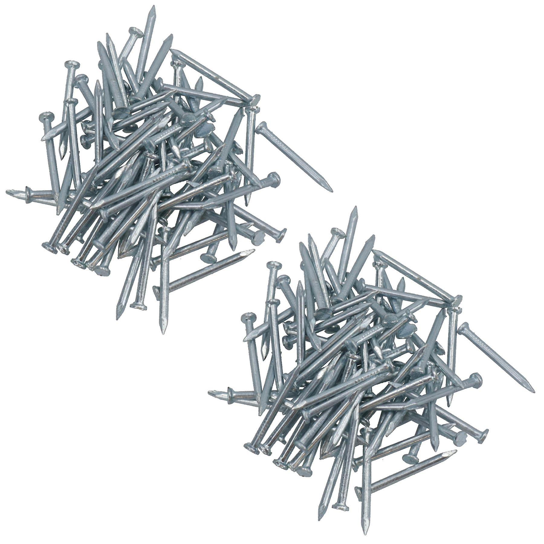 Masonry Hardened Wall Nails For Brick Block Concrete 2mm x 25mm 160 Pack
