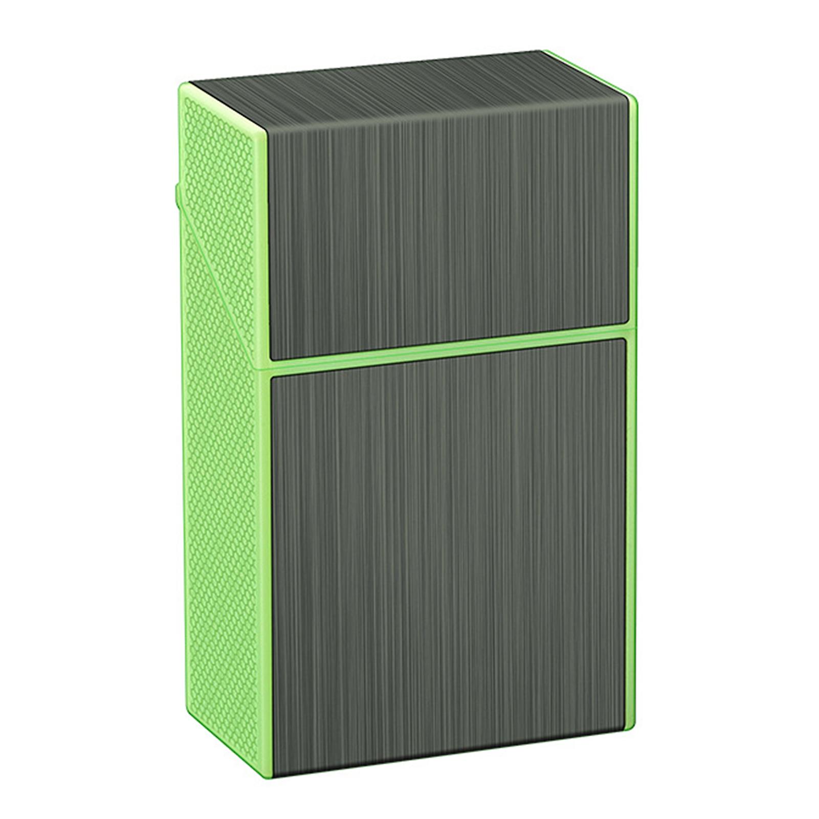 Portable Luminous Metal Cigarette Case Lightweight Pocket Carrying Box For Home & Business Occasions
