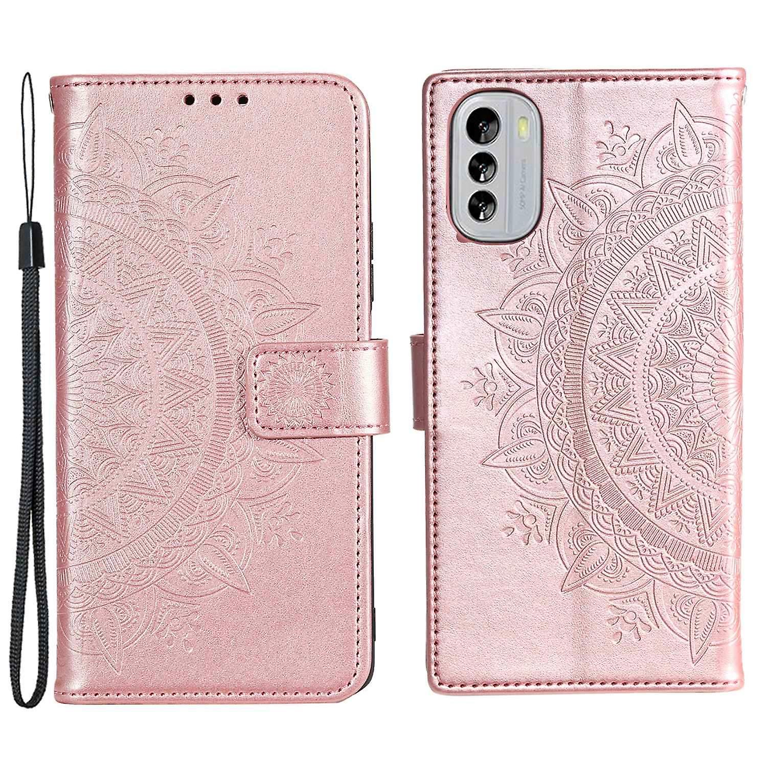 Flip Wallet Case For Nokia G60 5G,Book Mandala Pattern Phone Cover Protective Shell with Stand