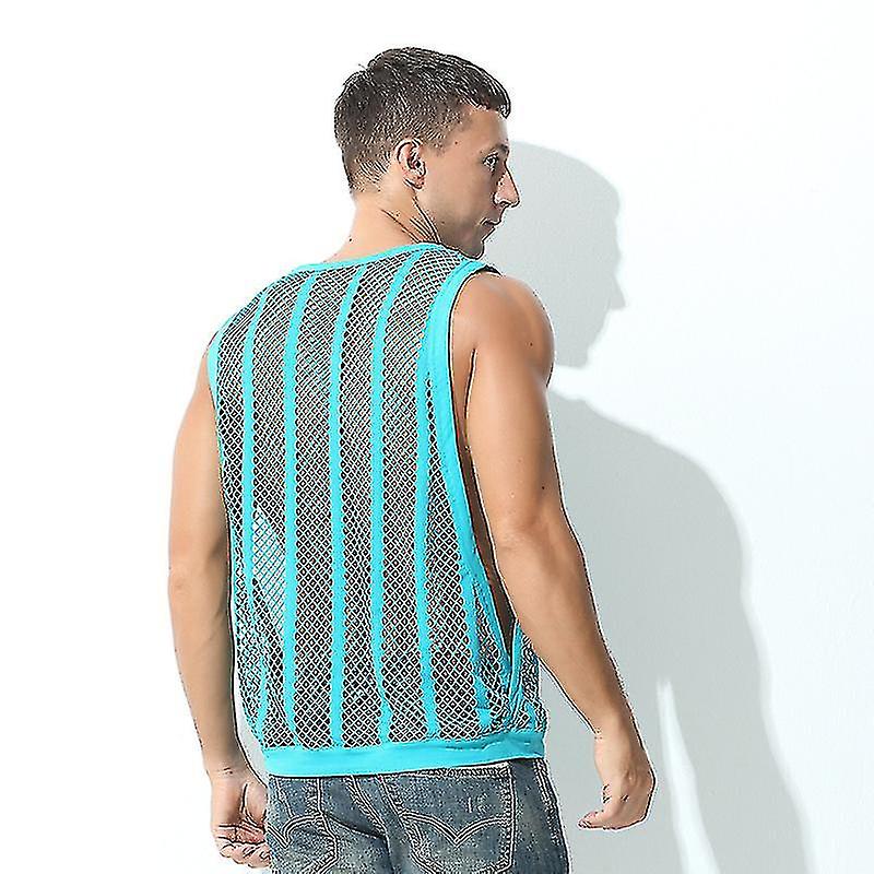 Men's Round Neck Breathable Mesh Vest
