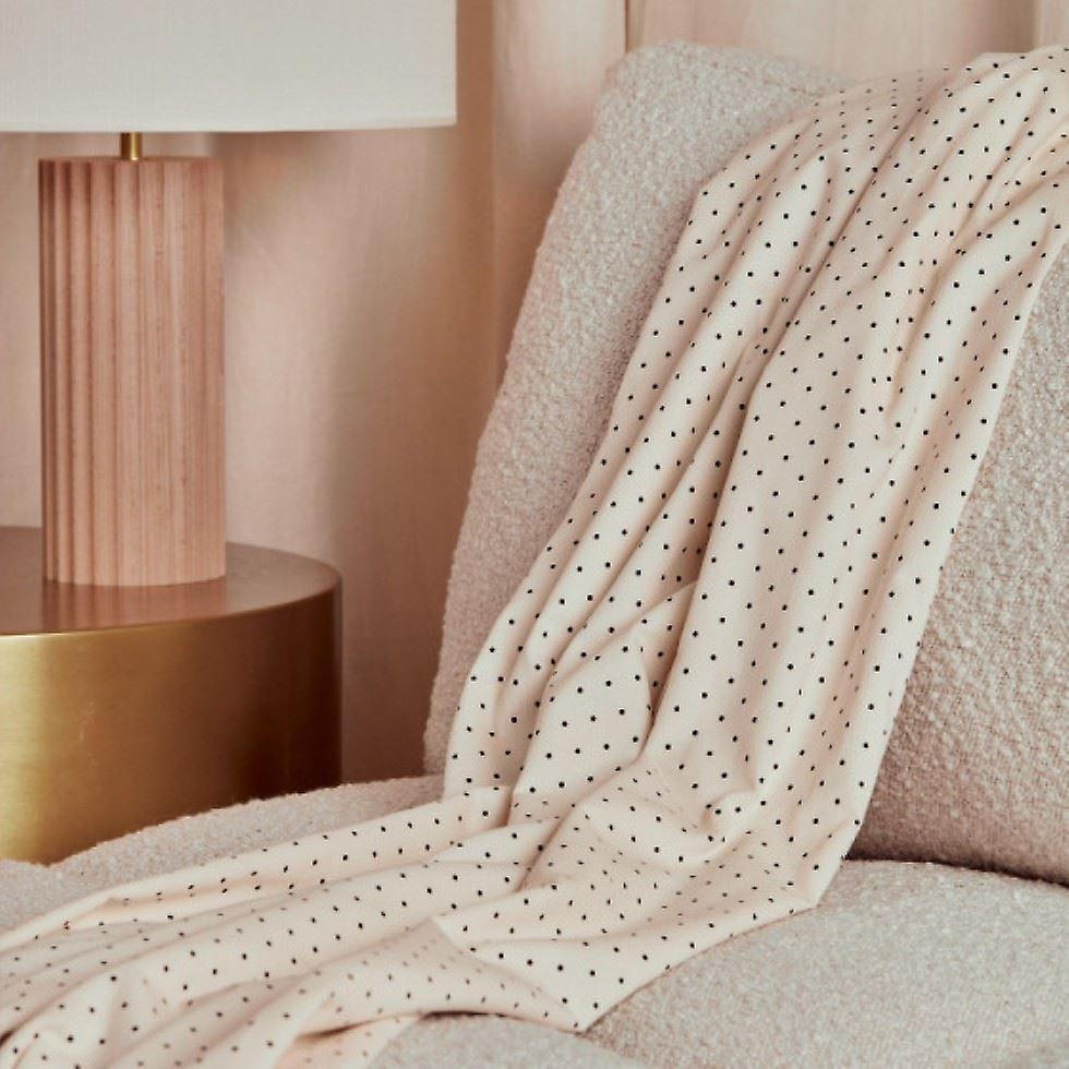 Atelier Brunette Polka Dot Fine Wale 棉灯芯绒面料 - 每米