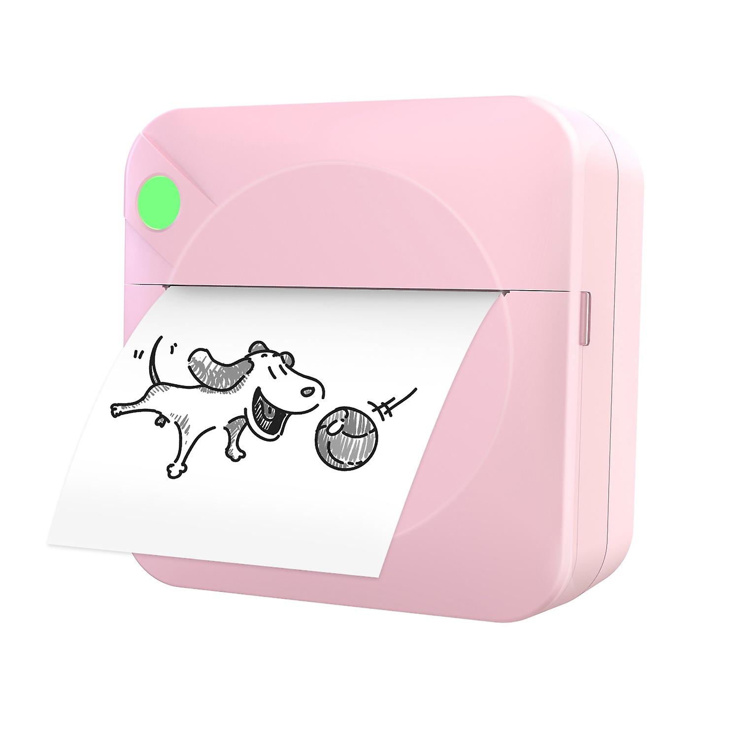Mini Pocket Photo Printer Portable Thermal Printing Machine 203DPI Wireless BT Connection for Pictur