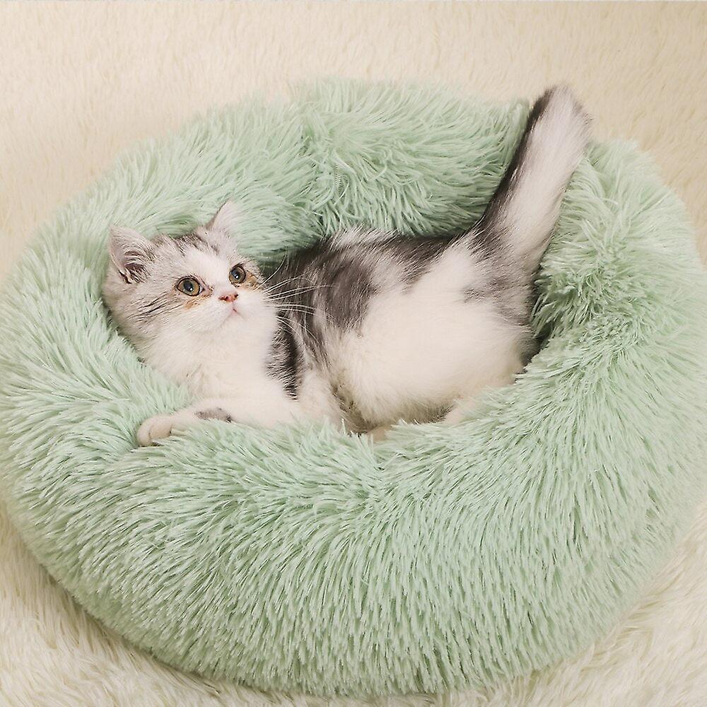 TribalSensation Pet Dog Bed Cat Washable Portable Round Breathable Lounger Sofa Bed For Cat Avocado