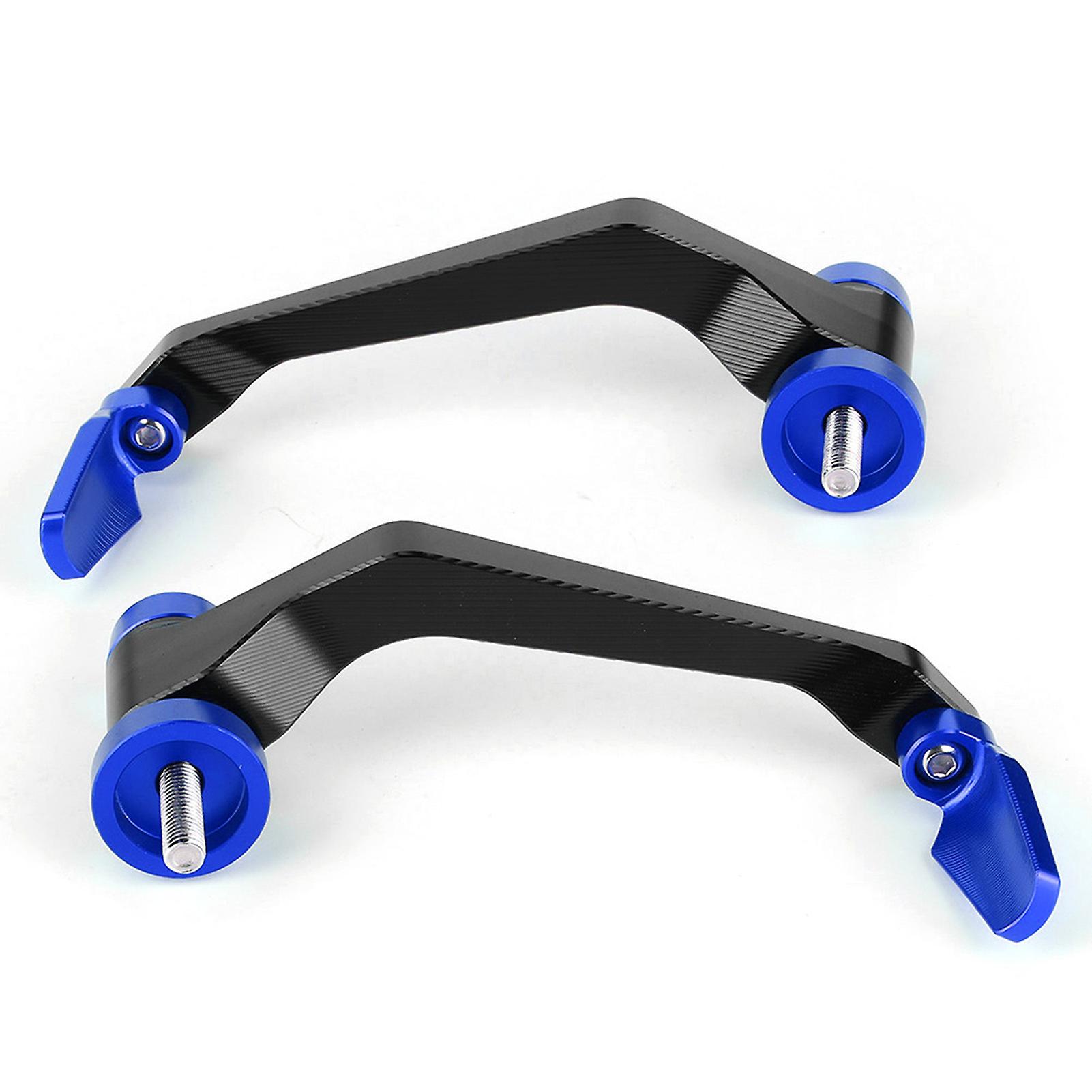 Aluminum Alloy Brake Clutch Levers Guard Universal Handlebar Grips Protector for MotorcycleBlue