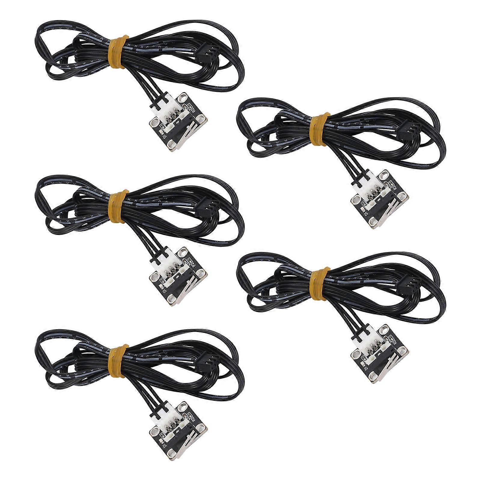 5 stuks End Stop Limit Switch 3 Pin Vlamvertragende 3D Printer Endstop Limit Switch Module voor Ender 3 