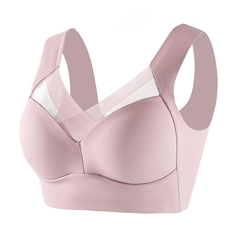 Womens Wireless Bra, Full-coverage Pullover Stretch-knit Bra, Smoothing Bra