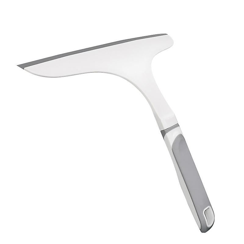 Glass Wiper - 1 Piece, White Plastic, Efficient and Versatile, 24.5x26.5cm