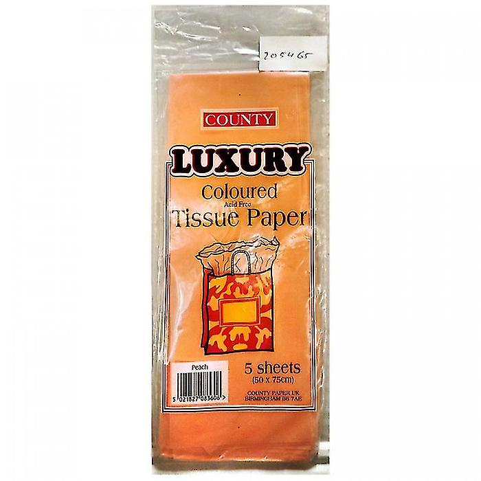 County Stationery Plain Tissue Paper (Pack of 5)