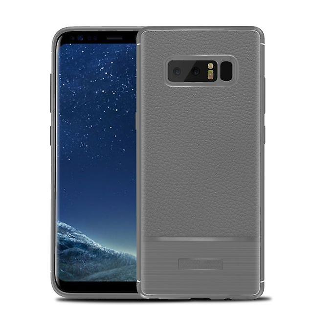 Soft Shockproof Protective Shell Case for Samsung Note 8 - Gray