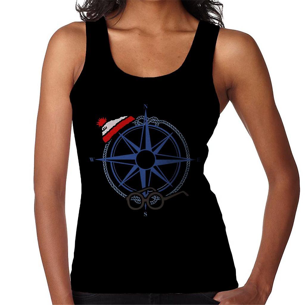 Where's Wally Compass Hat Glasses Women's Vest
