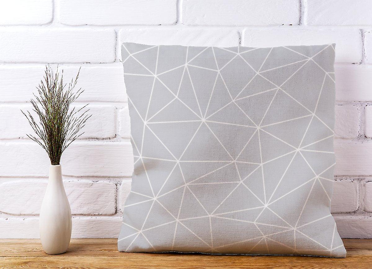 Geometric Triangle Pattern Cushions