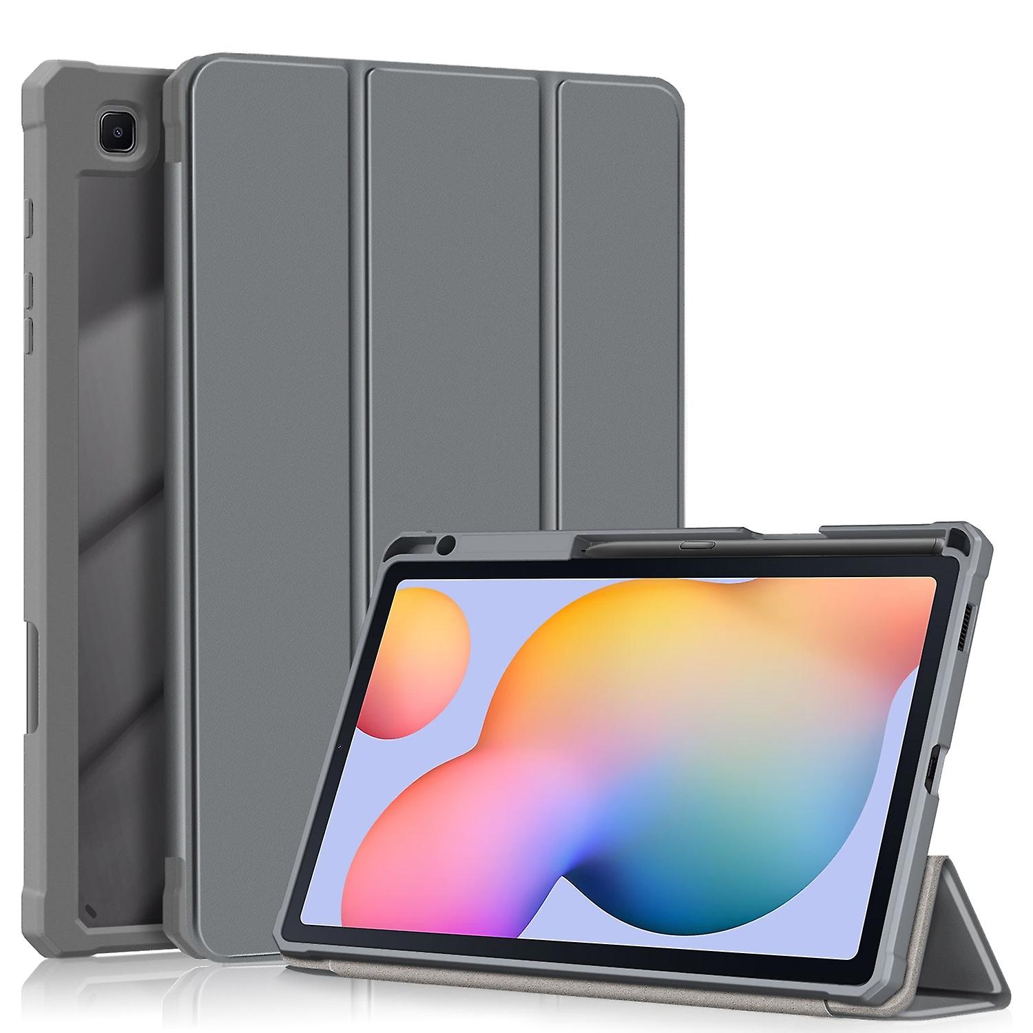 3-Fold Leather Tablet Case For Samsung Galaxy Tab S6 Lite