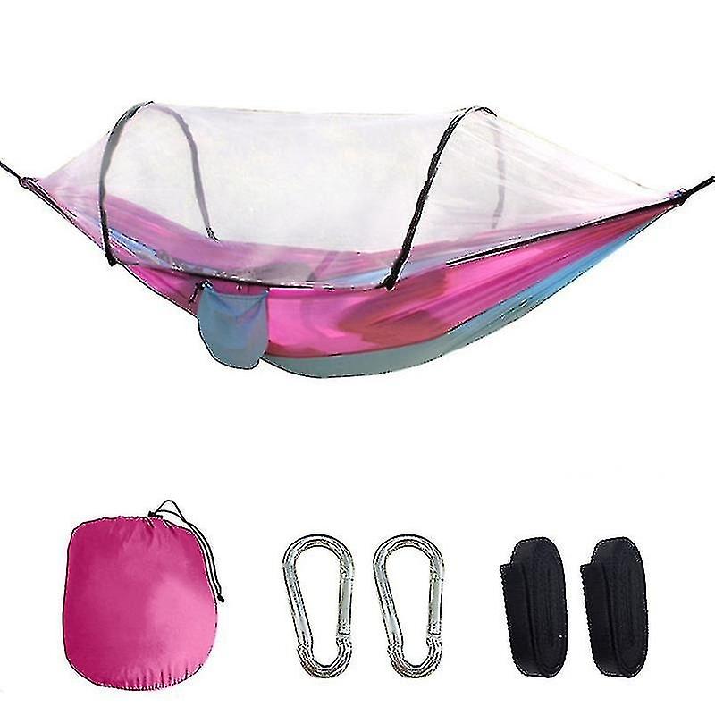 Camping hammock mosquito net, encrypted network outdoor hammock, portable leisure camping