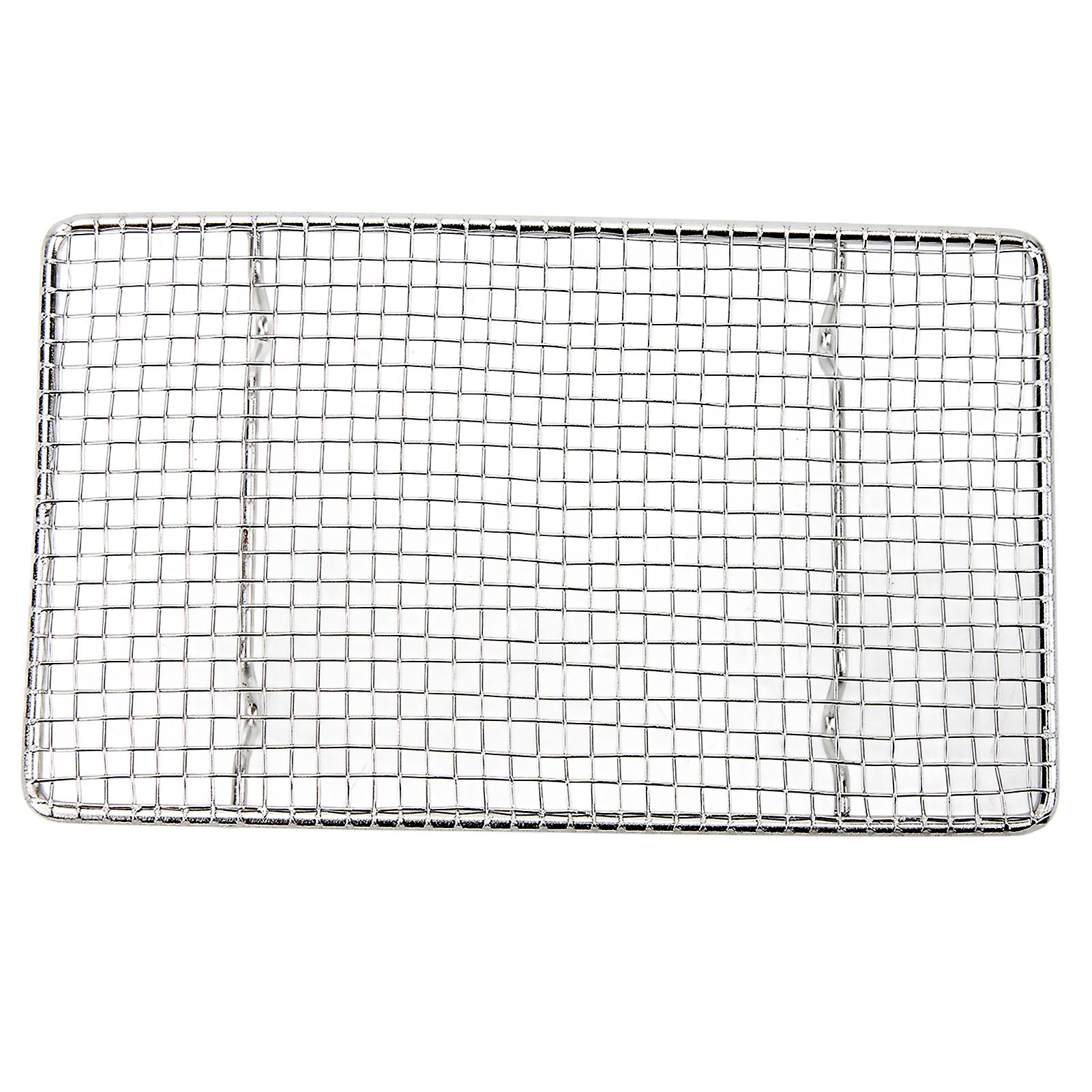 Grill Grate Dishwasher Safe Rectangular Rust Proof Stainless Steel Grill Mesh Rack for Barbecue Baking