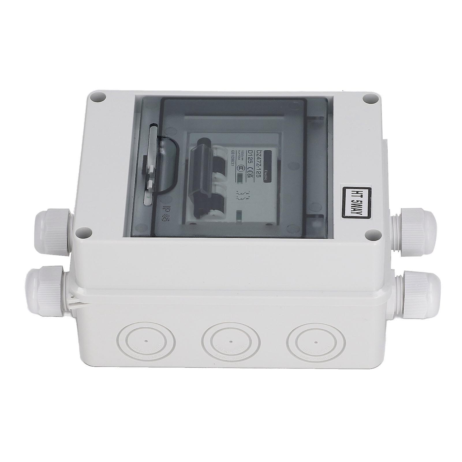 DC Miniature Circuit Breaker 2P 125A IP65 Waterproof Disconnect Switch for Solar Photovoltaic System 1000V 