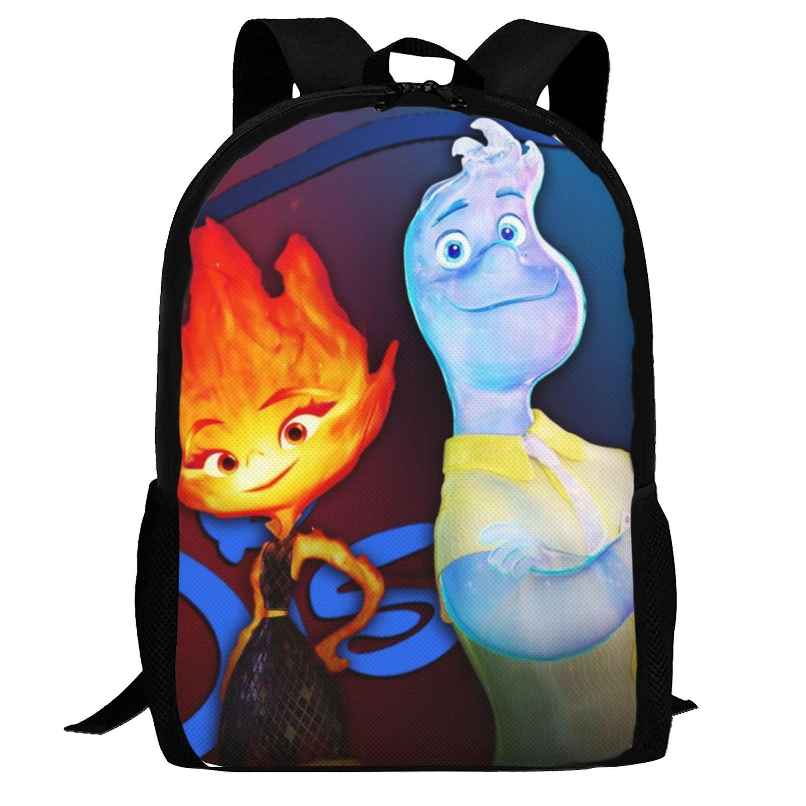Elemental Backpack,3d Print Laptop Backpack Lightweight Casual Daypack Bookbag Multi-Function Travel Backpack
