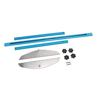 Stair Treads Gauge Template Tool Set Stainless Steel Iron Stairs Tread Jig Stair Measuring Tool for Home