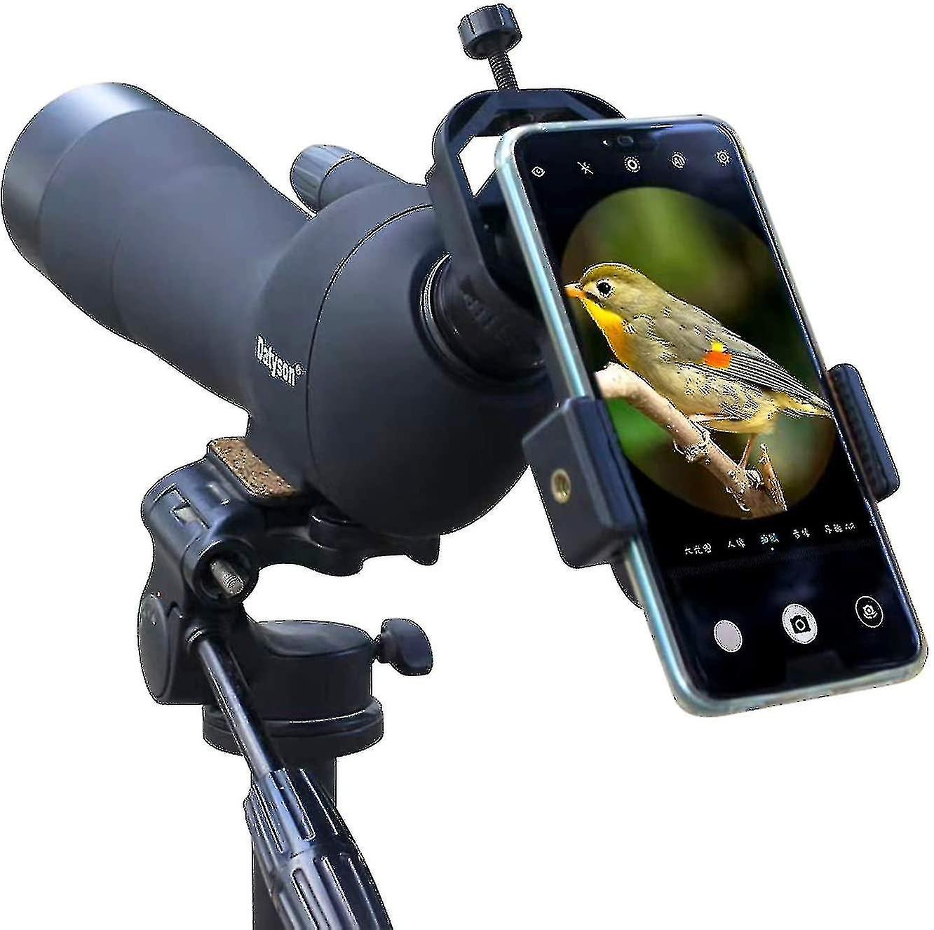 Cellphone Telescope Adapter Mount,Universal Phone Scope Mount Work With For Spotting Scope